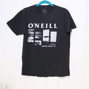 O’Neill‎ Santa Cruz Graphic T Shirt Black Surf Skate Streetwear Medium